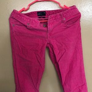 Slim pink American eagle pants
